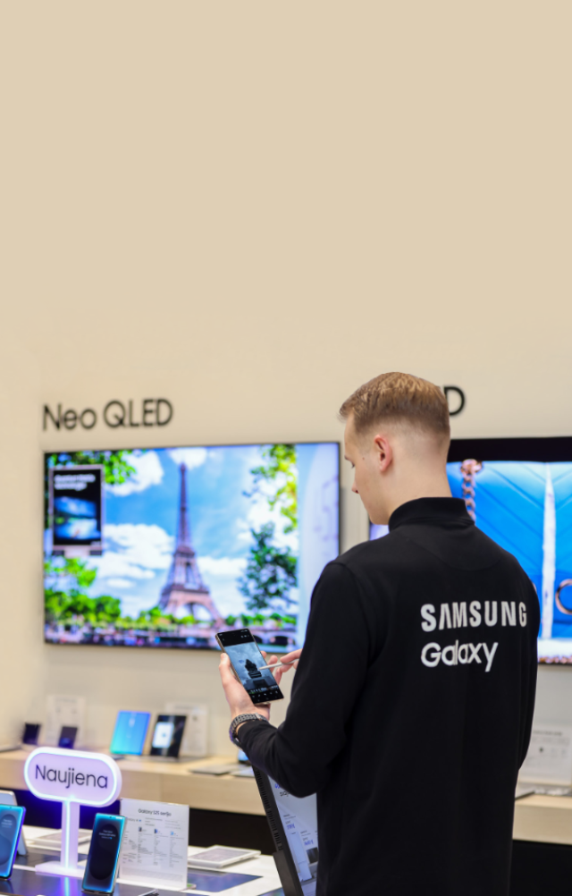 Samsung patirčių parduotuvė